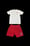Image of Hustle Varsity “H” Short Set (RED)