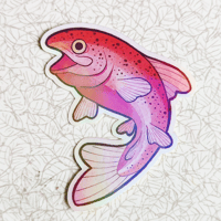 Image 3 of Pride Trout - Sticker