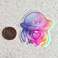 Image 2 of Goochy the Jellyfish - Sticker
