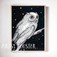 Bob the Night Owl, Fine Art Giclée Print