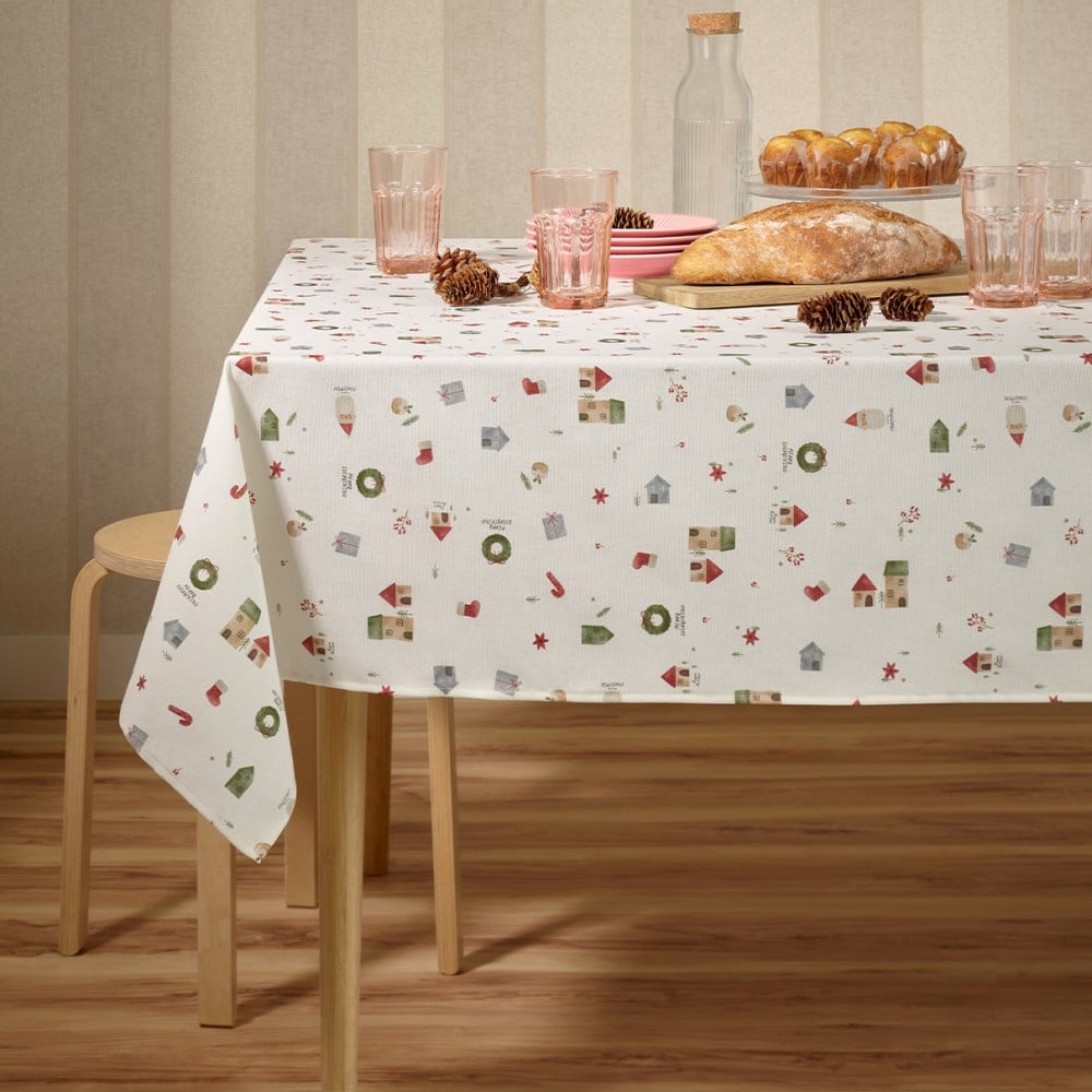 Image of Nappe Merry Christmas fond blanc