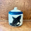 Whale Jar w/Lid