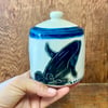 Whale Jar w/Lid