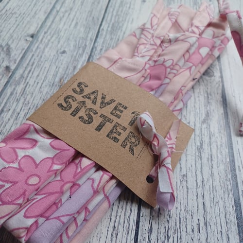 Image of Reusable Drawstring Shopping Pounches