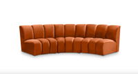 Image 4 of Arc Modular Velet Sofa (7 colors avail.)