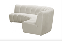 Image 2 of Arc Modular Velet Sofa (7 colors avail.)