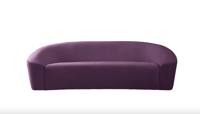 Image 2 of Riley Velvet Sofa (7 colors)