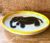 Yellow Elephant Dish 