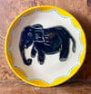 Yellow Elephant Dish 