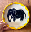 Yellow Elephant Dish 