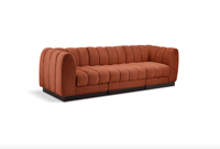Image 1 of Quinn Modular Chenille Fabric Sofa With Arms