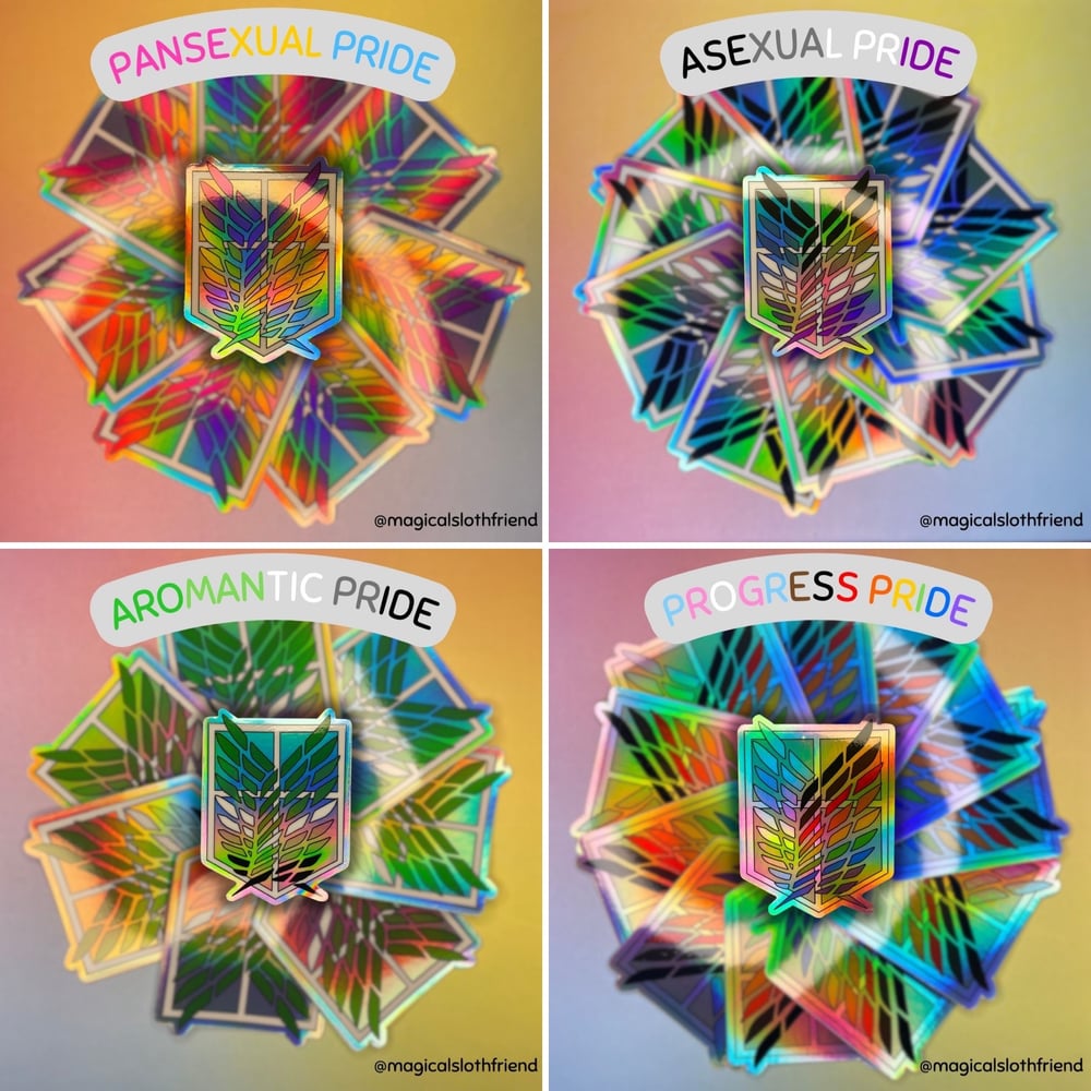 Image of Wings of Queer Freedom Stickers