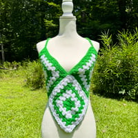 Image 1 of Lemonade Lace Granny Square Top Size XL