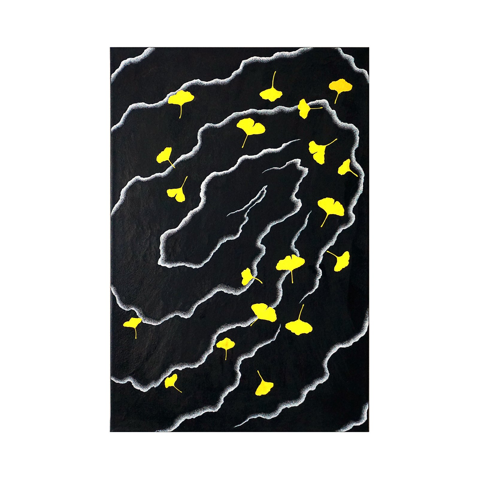 Full Moon Spiral Jacquard Woven Blanket / LUZUMAKI