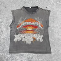 Image 1 of *Rare* Metallica 1980’s ‘Master Of Puppets’ Sleeveless Shirt