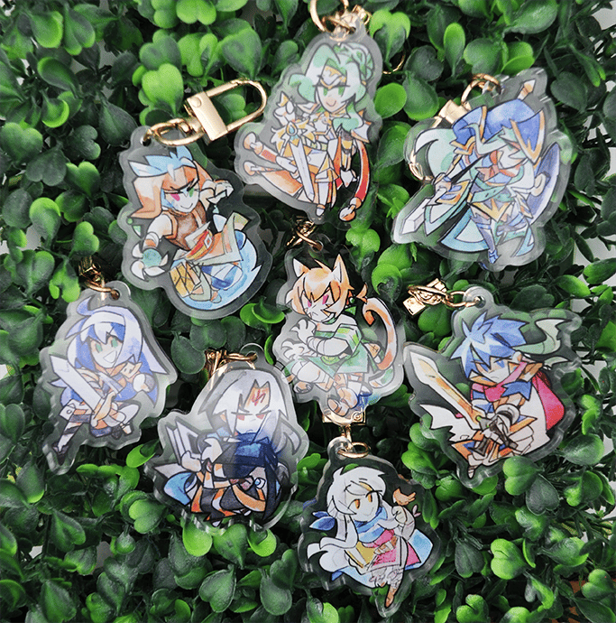 Image of CLASSIC Fire Emblem (FE4-FE10) Acrylic Painted Charms