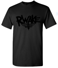 Image 1 of T Shirt BLK on BLK- ALL SIZES IN STOCK