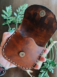 Image 4 of Growing Roots Leather Pouch