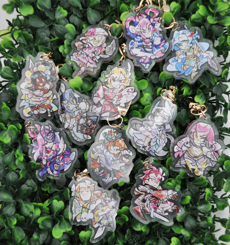 Image of MODERN Fire Emblem (FE13-FE17) Acrylic Painted Charms