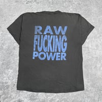 Image 2 of *Rare* Iggy And The Stooges 1991 ‘Raw Fucking Power’ T-Shirt