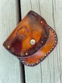 Image 1 of Buffalo Leather Coin Pouch