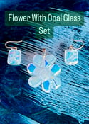 Image of Flower With Opal Glass 