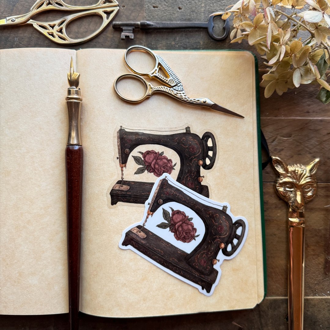 Sewing Machine Sticker | Jessica Roux