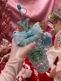 Image 1 of PEARL BLING TOPPER KEYCHAIN CUP