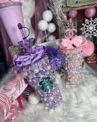 Image 4 of PEARL BLING TOPPER KEYCHAIN CUP