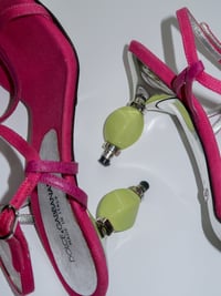 Image 2 of Dolce & Gabbana Hot Pink Heels - EU 37