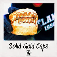 6 on 6 Gold Grillz set