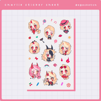 Charlie Morningstar Sticker Sheet