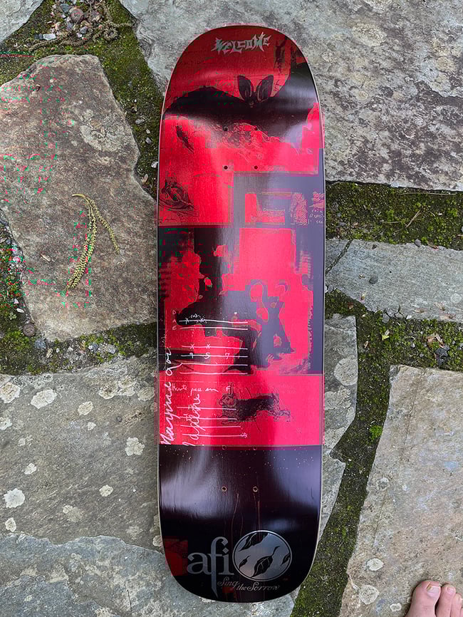 AFI - Sing the sorrow skateboard [RED] 