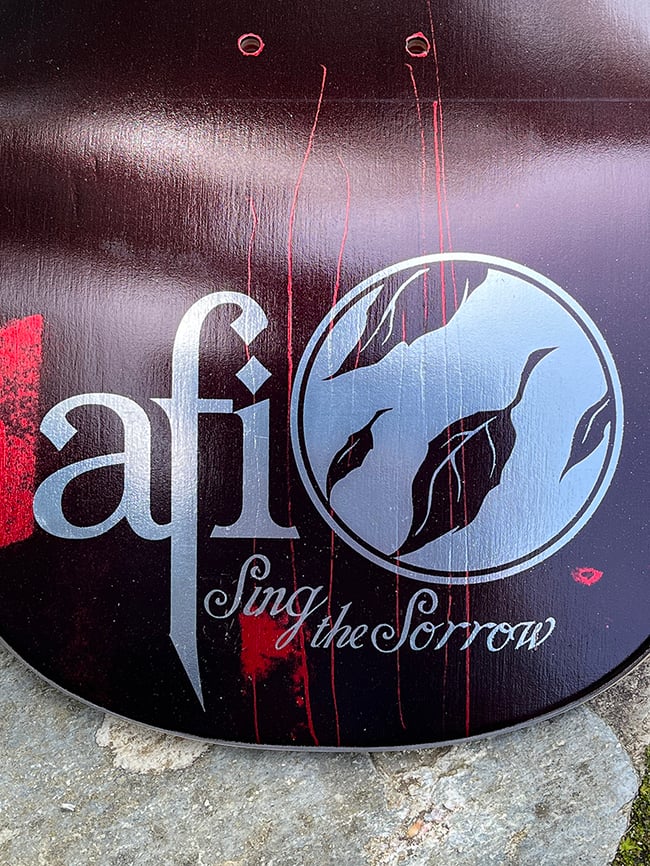 AFI - Sing the sorrow skateboard [RED] 
