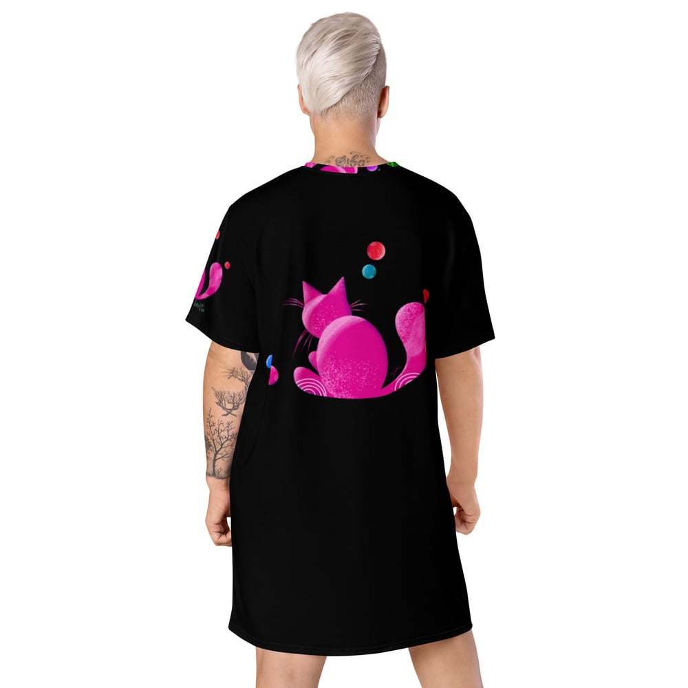 Image of Coolor Cats - T-shirt Kleid