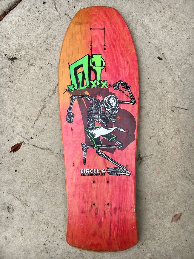 D.I. Skateboard - Circle A 