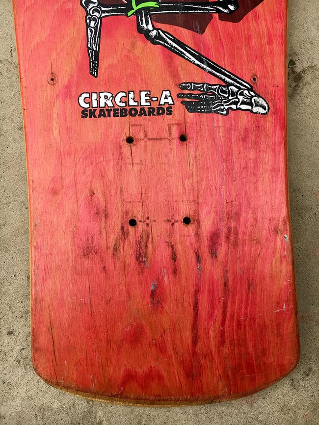 D.I. Skateboard - Circle A 