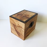 Image 2 of Keepsake Chest - Wood Chest - Tanoak with Figured Walnut Inlay