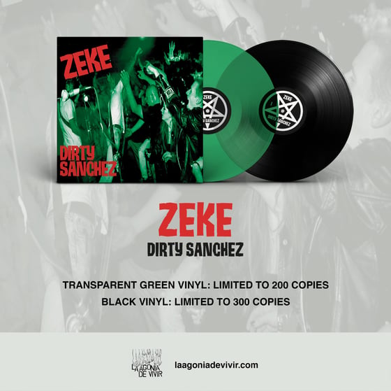 Image of LADV203 - ZEKE "dirty Sanchez" LP REISSUE