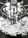 Final Conflict Skateboard [signed]  Bat Skates #3/50