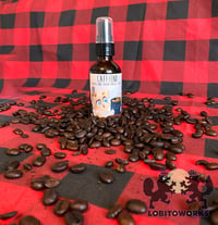 Image 2 of Caffiend - 2 oz fursuit spray, coffee and cream scent