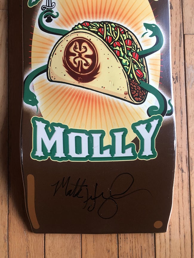 Flogging Molly Skateboard [Signed] Hooligan Skateboards
