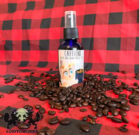 Image 2 of Caffiend - 4 oz fursuit spray, coffee and cream scent