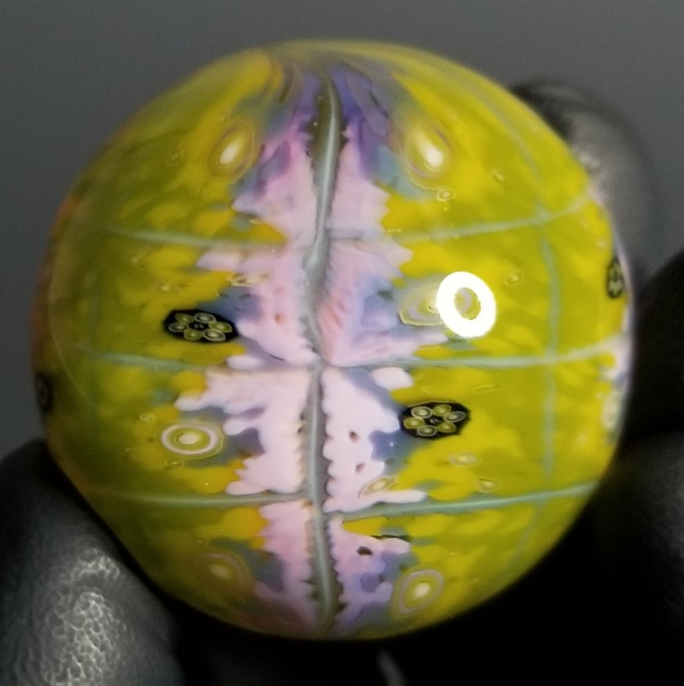 Image of 39mm UV Peyote Hills Milli Marble 