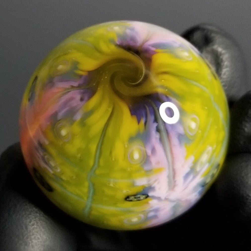 Image of 39mm UV Peyote Hills Milli Marble 