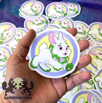 Image 1 of Green Cybunny Sticker