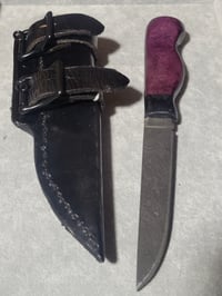 Image 1 of Damascus EDC Knife