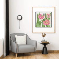Image 7 of Parrot Tulips- Poster Print