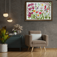 Image 4 of Garden Fireworks- Poster Print