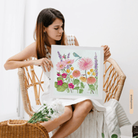 Image 13 of Dahlia Garden- Poster Print